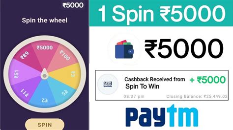 spin to win paytm cash|Spin the Wheel & Win Paytm Cash .